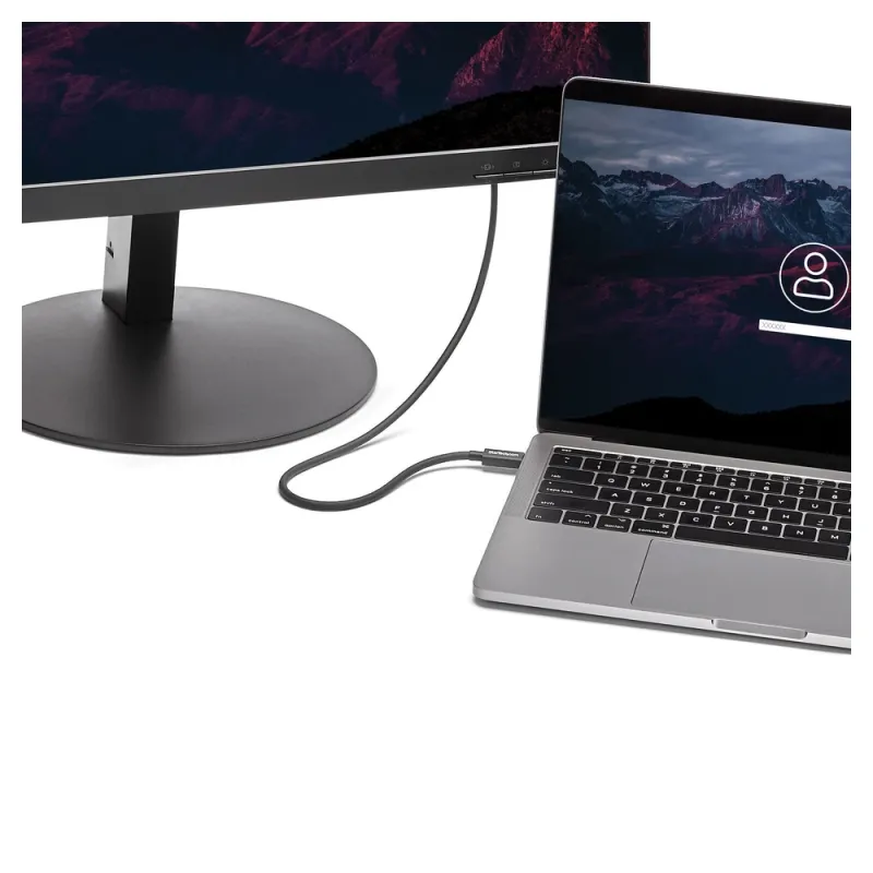 Cable StarTech.com ThunderBolt 3 - 0.5M - USB-C - 40GBps - Compatible USB - TBLT34MM50CM