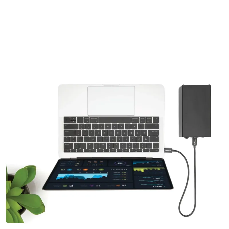 Cable StarTech.com ThunderBolt 3 - 0.5M - USB-C - 40GBps - Compatible USB - TBLT34MM50CM