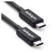 Cable StarTech.com ThunderBolt 3 - 0.5M - USB-C - 40GBps - Compatible USB - TBLT34MM50CM Cable StarTech.com ThunderBolt 3 - 0.5M - USB-C - 40GBps - Compatible USB - TBLT34MM50CM