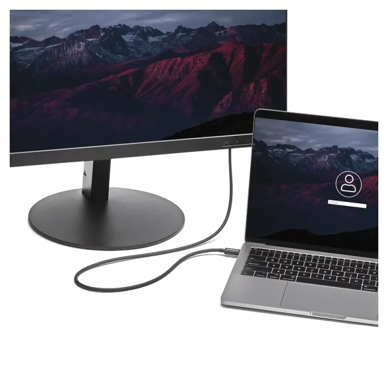 Cable StarTech.com - Conecta ThunderBolt 3 - 2M - USB-c - 40GBps - Compatible USB - TBLT3MM2M