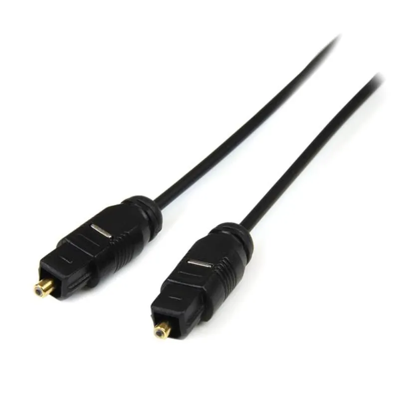 Cable StarTech.com 4.5m TosLink de Audio Digital Óptico SPDIF Delgado - Negro - THINTOS15