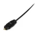 Cable StarTech.com 4.5m TosLink de Audio Digital Óptico SPDIF Delgado - Negro - THINTOS15 Cable StarTech.com 4.5m TosLink de Audio Digital Óptico SPDIF Delgado - Negro - THINTOS15