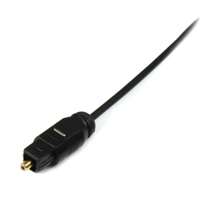 Cable StarTech.com 4.5m TosLink de Audio Digital Óptico SPDIF Delgado - Negro - THINTOS15