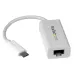 Adaptador de Red StarTech.com - USB Tipo C a Gigabit - 5 Gbps - Blanco - US1GC30W Adaptador de Red StarTech.com - USB Tipo C a Gigabit - 5 Gbps - Blanco - US1GC30W