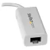 Adaptador de Red StarTech.com - USB Tipo C a Gigabit - 5 Gbps - Blanco - US1GC30W Adaptador de Red StarTech.com - USB Tipo C a Gigabit - 5 Gbps - Blanco - US1GC30W