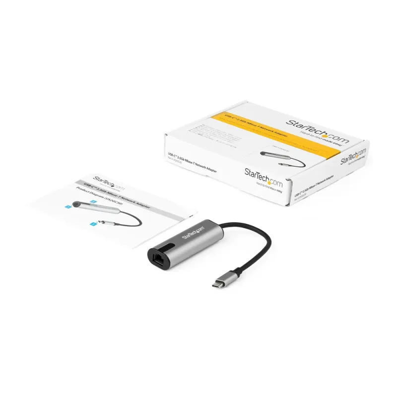 Adaptador de Red StarTech.com - USB-C a RJ-45 - Macho/Hembra - 2.5 Gbps - US2GC30