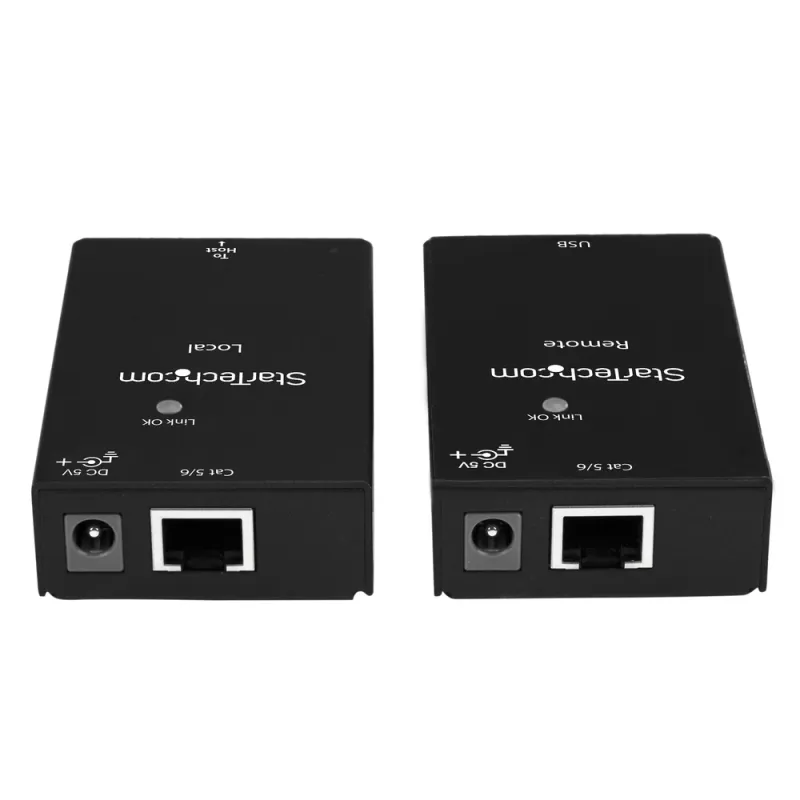 Extensor StarTech.com de 1 Puerto USB 2.0 por Cat5 o Cat6 - 50 metros - USB2001EXTV