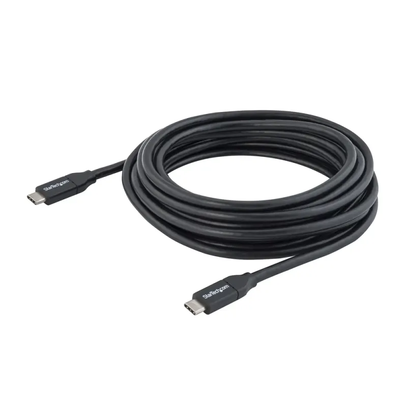 Cable USB-C StarTech.com - 4m - Con Entrega de Potencia 5a - USB2C5C4M