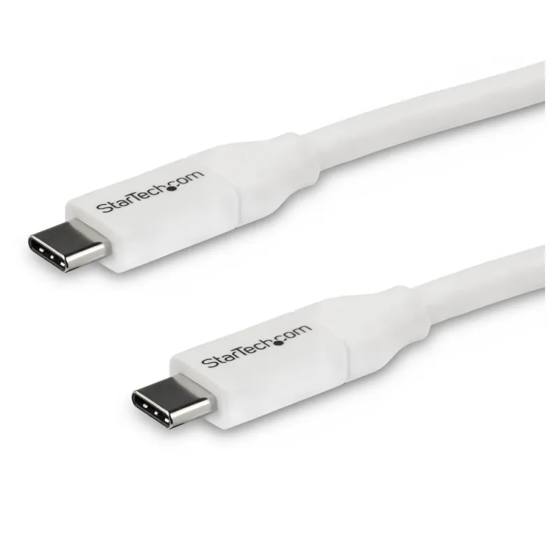 Cable StarTech.com USB2C5C4MW - USB-C - 4Mts - Blanco - USB2C5C4MW