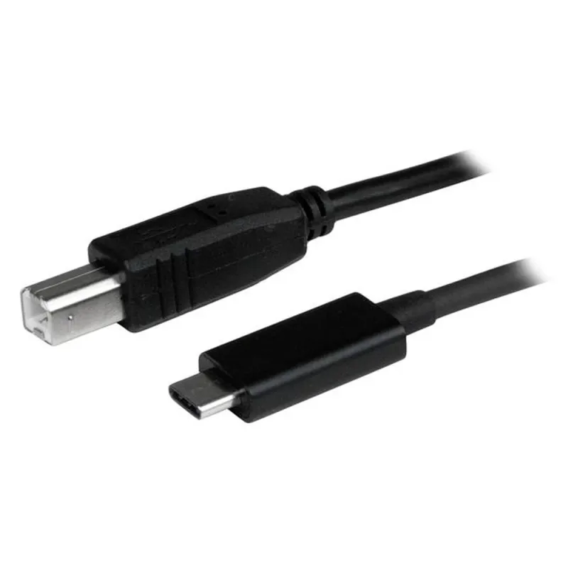Cable USB StarTech.com - USB-C a USB-B - 1m - Negro - USB2CB1M