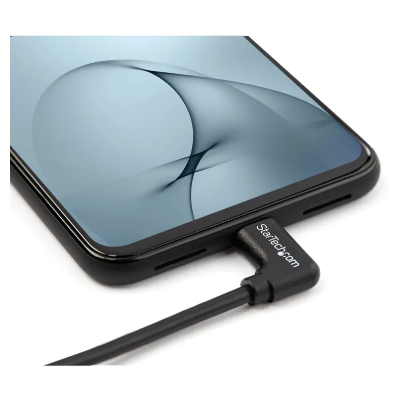 Cable USB StarTech.com USB2CC1MR - USB C a USB C - 1m - Acodado a La Derecha - USB2CC1MR