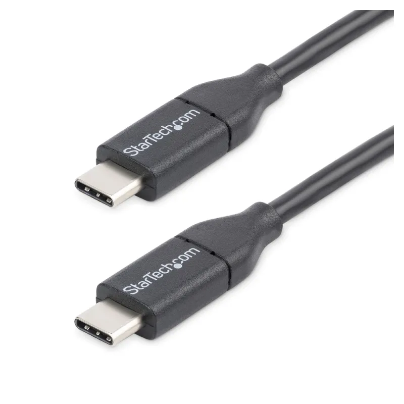 Cable StarTech.com USB2CC50CM - USB Tipo-C - Macho a Macho - 0.5 m - Negro - USB2CC50CM