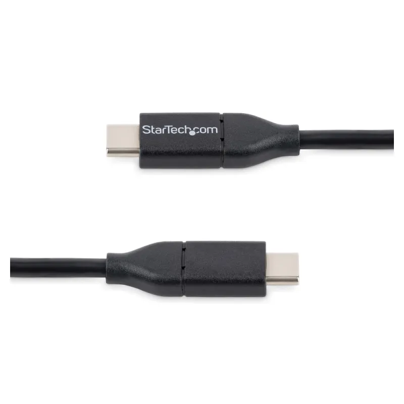 Cable StarTech.com USB2CC50CM - USB Tipo-C - Macho a Macho - 0.5 m - Negro - USB2CC50CM
