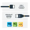 Cable USB StarTech.com - USB-C a Mini USB-b - 2M - USB2CMB2M