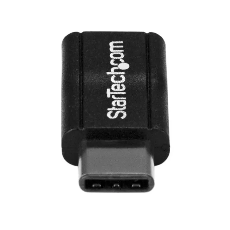 Adaptador StarTech.com - Conecta USB-C a Micro-USB 2.0 - Macho a Hembra - Negro - USB2CUBADP