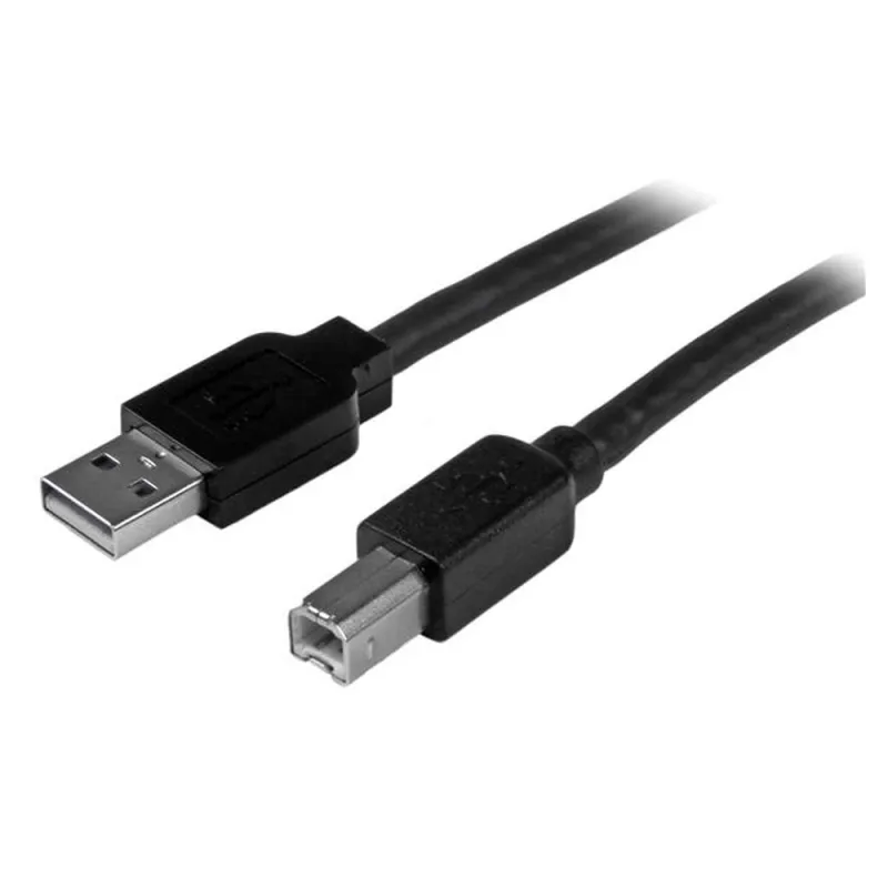 Cable StarTech.com - USB B - 15m - Macho a USB A Macho - Activo - Impresora   - USB2HAB50AC