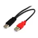 Cable StarTech.com de 1.8m USB en Y para Discos Duros Externos - 2x USB A Macho a 1x USB Mini B Macho - USB2HABMY6 Cable StarTech.com de 1.8m USB en Y para Discos Duros Externos - 2x USB A Macho a 1x USB Mini B Macho - USB2HABMY6