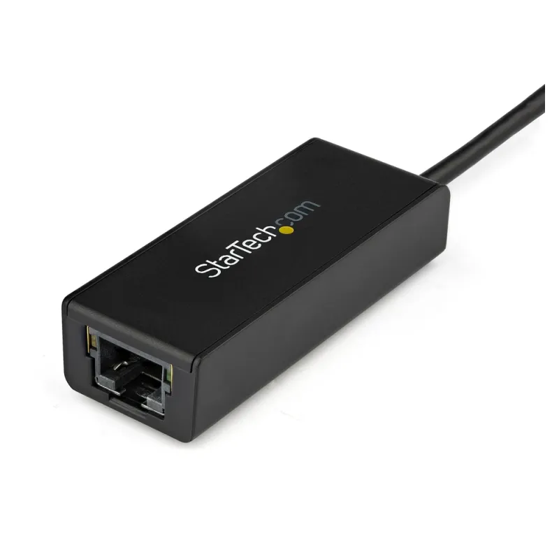 Adaptador Tarjeta StarTech.com USB 3.0 de Red Externa NIC a 1 Puerto Gigabit Ethernet - 1Gbps RJ45 USB-A - Negro - USB31000S