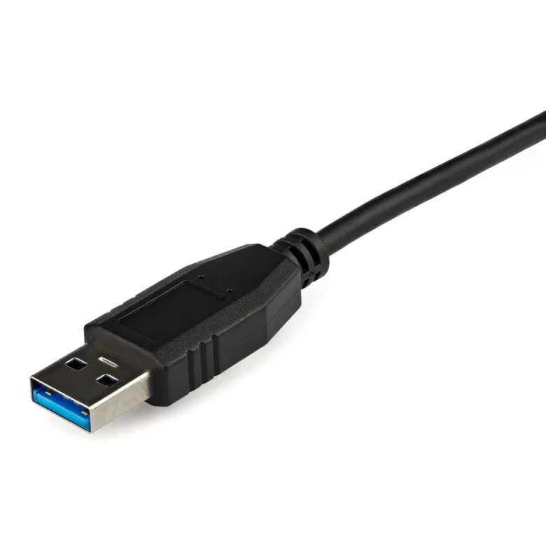 Adaptador Tarjeta StarTech.com USB 3.0 de Red Externa NIC a 1 Puerto Gigabit Ethernet - 1Gbps RJ45 USB-A - Negro - USB31000S