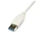 Adaptador StarTech.com Tarjeta de Red Externa NIC USB 3.0 a 1 Puerto Gigabit Ethernet - 1Gbps - RJ45 - USB A - Blanco - USB31000SW Adaptador StarTech.com Tarjeta de Red Externa NIC USB 3.0 a 1 Puerto Gigabit Ethernet - 1Gbps - RJ45 - USB A - Blanco - USB31000SW