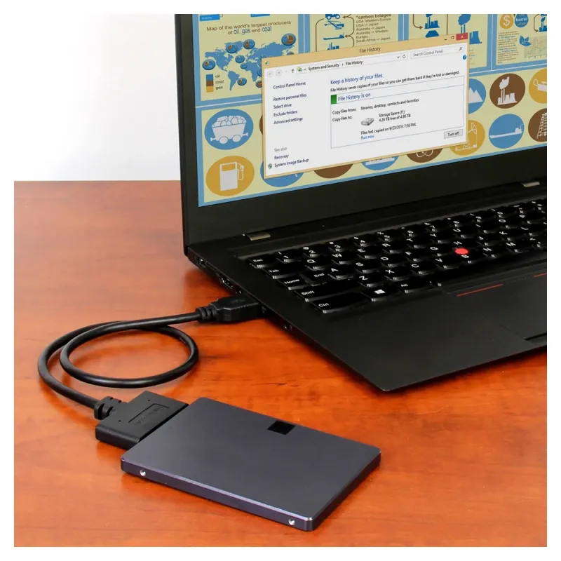 Cable Adaptador StarTech.com USB 3.1 a SATA - Para 2.5" - USB312SAT3CB