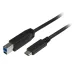 Cable Adaptador StarTech.com - Conecta USB-C 3.0 a USB-B 3.0 - 2Mts - Negro - USB315CB2M Cable Adaptador StarTech.com - Conecta USB-C 3.0 a USB-B 3.0 - 2Mts - Negro - USB315CB2M