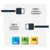 Cable StarTech.com USB315CC2M - USB tipo C con Entrega de Potencia - Macho a Macho - 2m - Negro - USB315CC2M