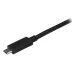 Cable StarTech.com USB315CC2M - USB tipo C con Entrega de Potencia - Macho a Macho - 2m - Negro - USB315CC2M