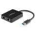 Adaptador Tarjeta de Red StarTech.com NIC Externa USB 3.0 2 Puertos Gigabit Ethernet RJ45 y Puerto USB - USB32000SPT Adaptador Tarjeta de Red StarTech.com NIC Externa USB 3.0 2 Puertos Gigabit Ethernet RJ45 y Puerto USB - USB32000SPT