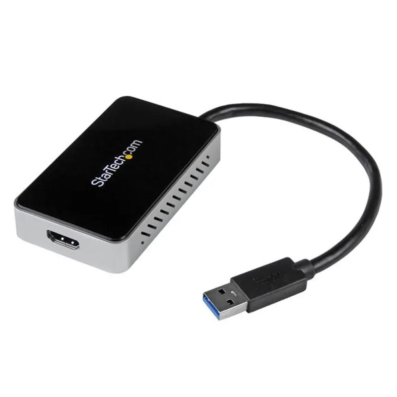 Adaptador StarTech.com - Conecta USB 3.0 a HDMI con Hub USB 1 Puerto - Cable - 1080p - USB32HDEH