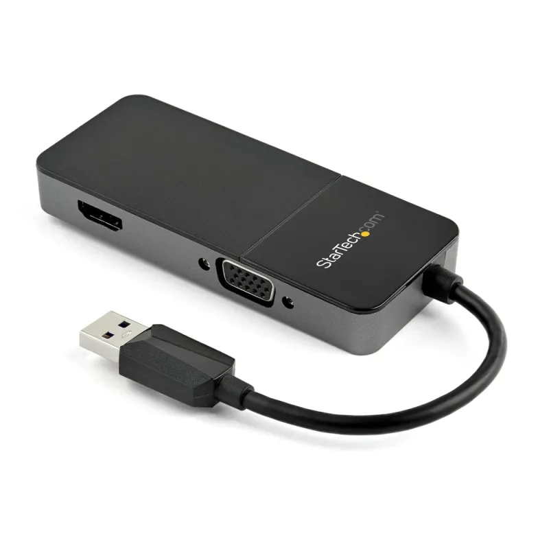 Adaptador de Vídeo StarTech.com - USB a HDMI/VGA - Macho/Hembra - USB32HDVGA