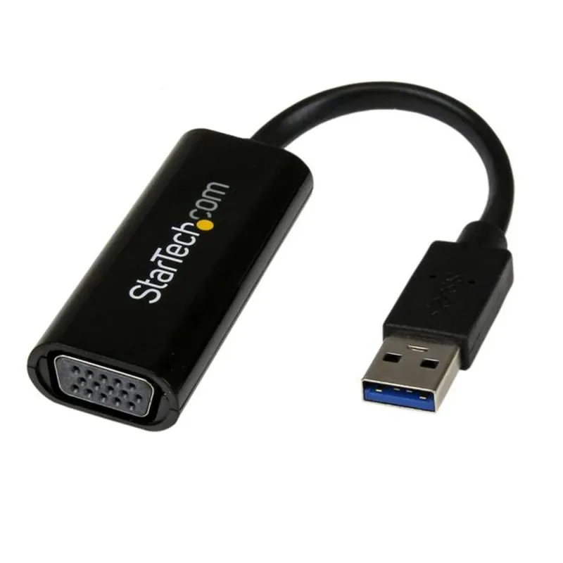 Adaptador de Video StarTech.com - USB 3.0 a VGA - Negro - USB32VGAES