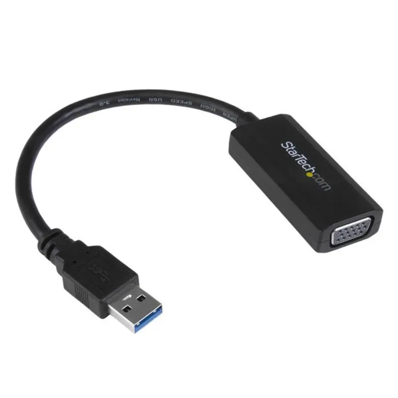 Adaptador de Video StarTech.com - USB 3.0 a VGA - Negro - USB32VGAV
