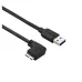 Cable USB StarTech.com - 0.5m - Micro USB a USB - Negro - USB3AU50CMLS Cable USB StarTech.com - 0.5m - Micro USB a USB - Negro - USB3AU50CMLS