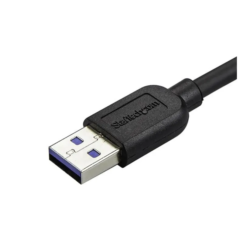 Cable USB StarTech.com - 0.5m - Micro USB a USB - Negro - USB3AU50CMLS
