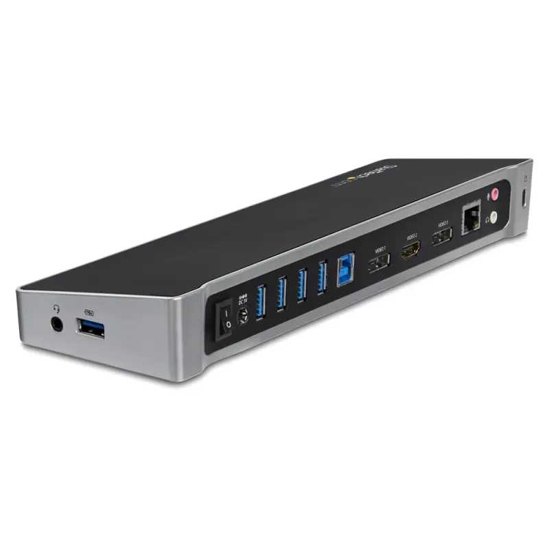 Docking Station StarTech.com USB3DOCKH2DP - HDMI - DisplayPort - Negro - USB3DOCKH2DP