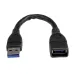 Cable Extensor StarTech.com - USB 3.0 - Alargador - SuperSpeed - Negro - USB3EXT6INBK Cable Extensor StarTech.com - USB 3.0 - Alargador - SuperSpeed - Negro - USB3EXT6INBK