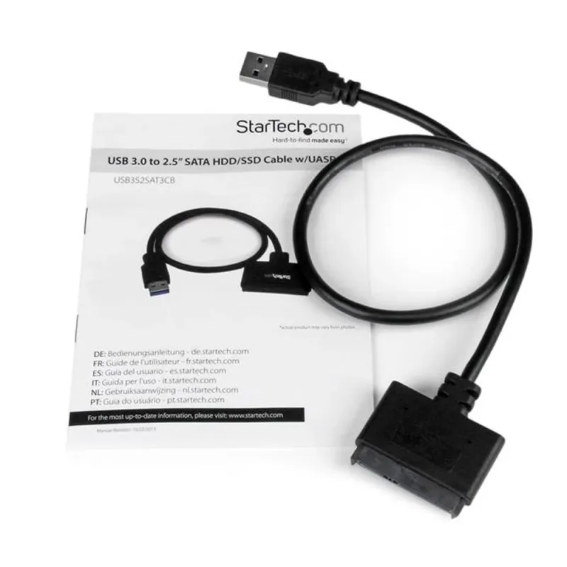 Cable Startech.com Adaptador USB 3.0 UASP A SATA III para Disco de 2.5" - USB3S2SAT3CB