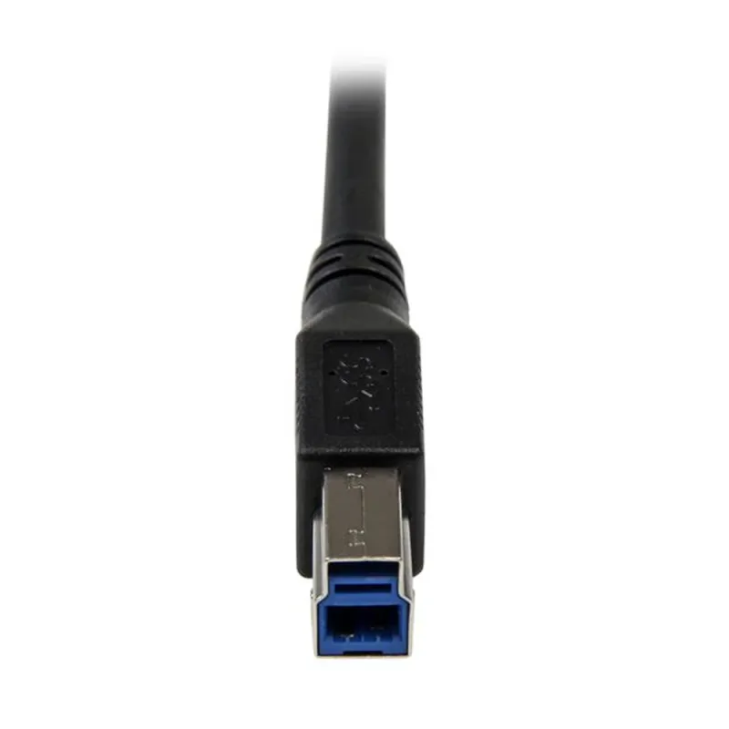Cable StarTech.com USB3SAB1MRA - USB B a USB A - 1M - Macho - Ángulo a la Derecha - USB3SAB1MRA