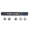 Docking Station StarTech.com USB3SDOCKDD - HDMI - VGA - DVI - Plata - USB3SDOCKDD