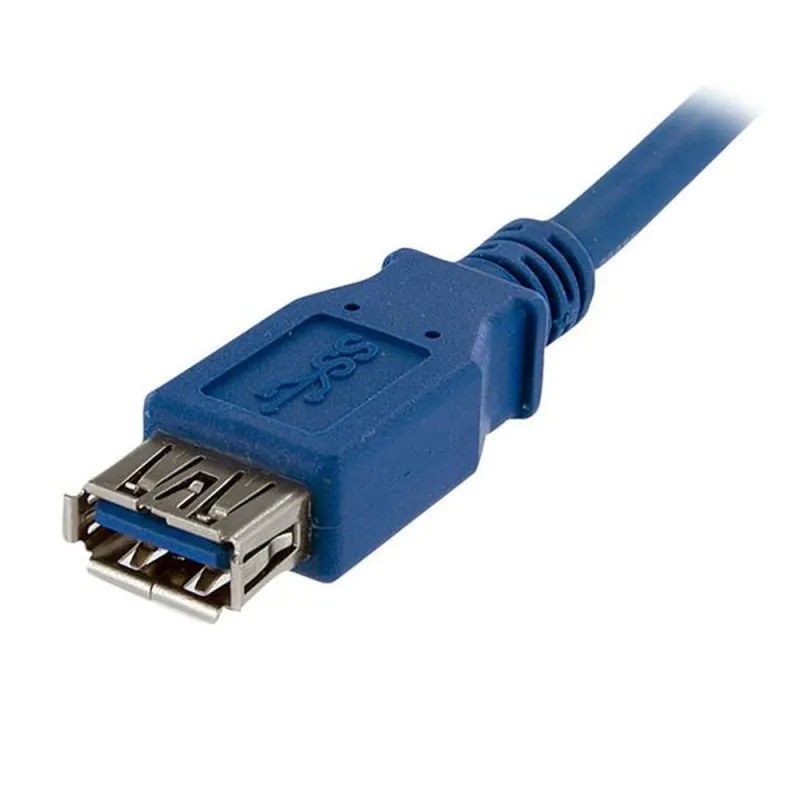 Cable StarTech.com Extension Alargador 1m - USB 3.0 - Macho a Hembra - Azul - USB3SEXT1M