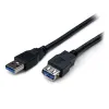 Cable Extensor USB StarTech.com - USB 3.0 - 2m  - USB a Macho a Hembra - USB3SEXT2MBK
