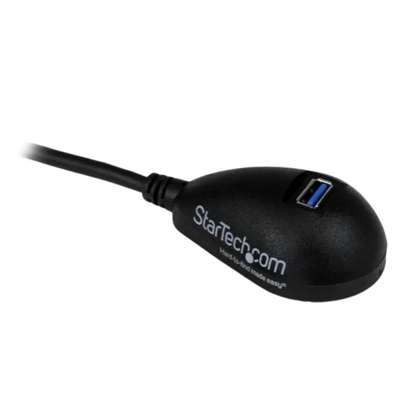 Cable StarTech.com USB3SEXT5DKB - Extensión USB 3.0 Tipo A - Macho a Hembra - 1.5Mts - USB3SEXT5DKB