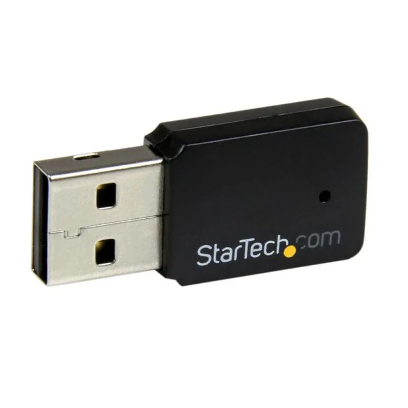 Mini Adaptador de Red StarTech.com - USB 2.0 - Wi-Fi - Inalámbrico - USB433WACDB