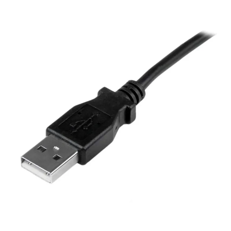 Cable StarTech.com USBAMB1MU - Mini USB B a USB A - Acodado Arriba - 1metro - USBAMB1MU
