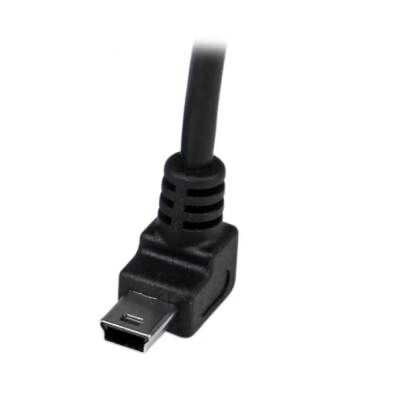 Cable StarTech.com USBAMB1MU - Mini USB B a USB A - Acodado Arriba - 1metro - USBAMB1MU