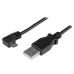 Cable USB StarTech.com - USB A a Micro USB B - 2m - Negro - USBAUB2MRA Cable USB StarTech.com - USB A a Micro USB B - 2m - Negro - USBAUB2MRA