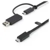 Cable USB StarTech.com USBCCADP - USB-C con adaptador USB-A - Para Docks Híbridas - USBCCADP