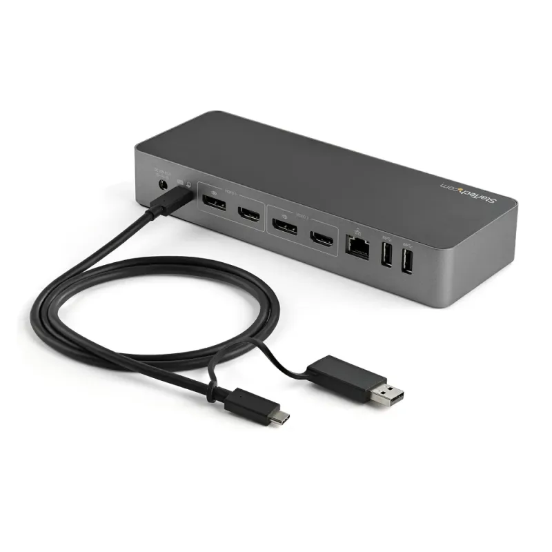 Docking Station StarTech.com DK30C2DPEP - USB-C - USB 3.0 - HDMI - DisplayPort - Ethernet - 3.5mm - Suministra 100W - DK30C2DPEP
