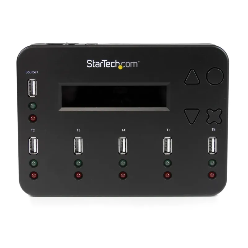Clonador y Borrador StarTech.com Autónomo de Memorias Flash USB 1:5 StarTech - USBDUP15